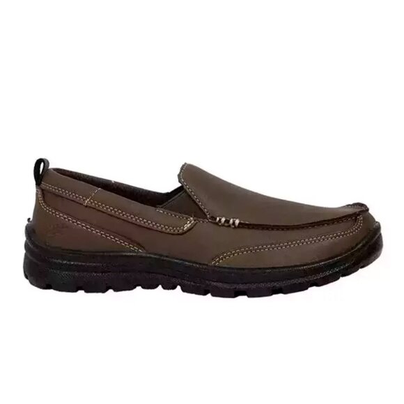 NEW Deer Stags Zesty Slip On Casual Uniform Loafer Dress Memory Foam Shoes NIB 6 - Picture 2 of 5